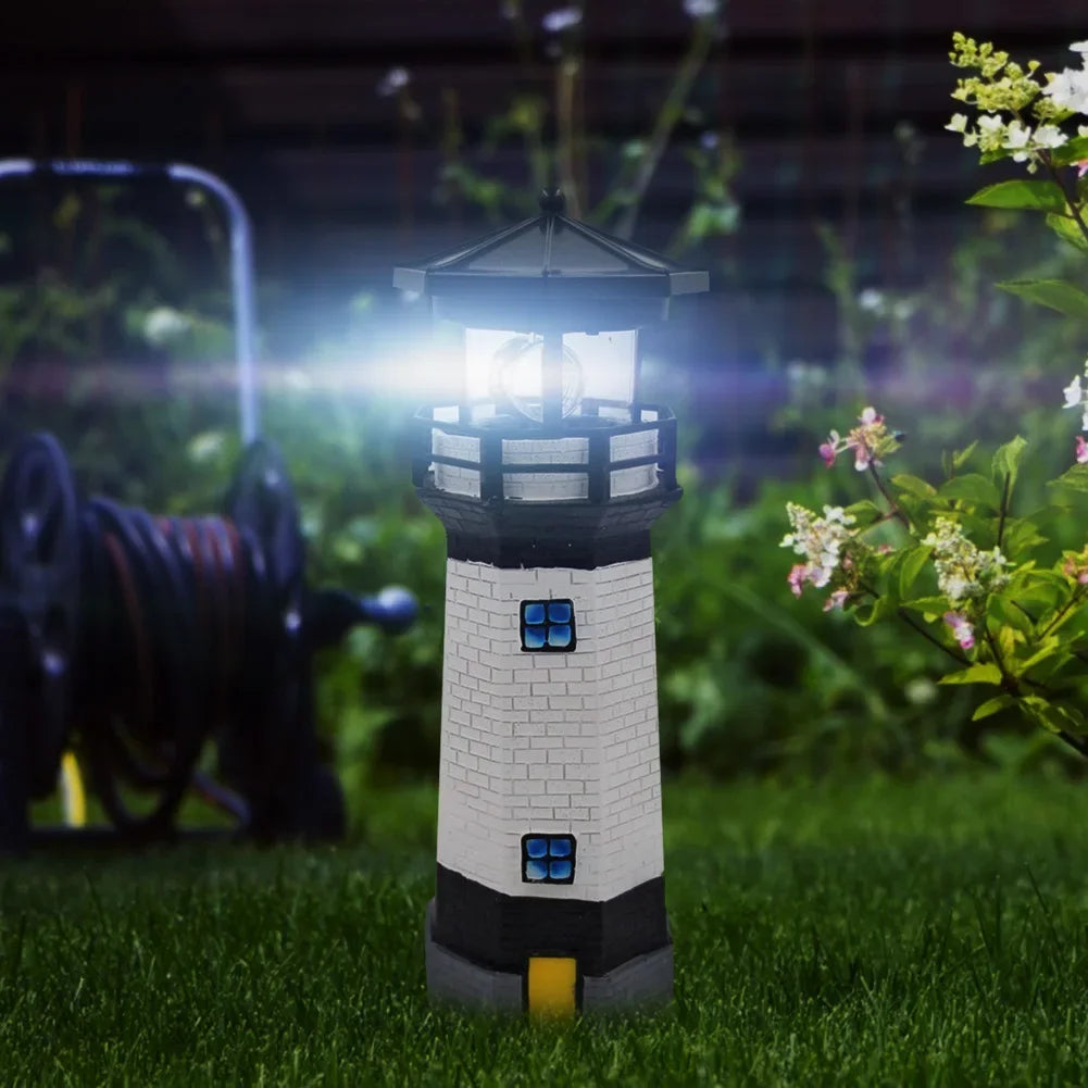OceanGlow - Vuurtoren Zonne-LED Licht