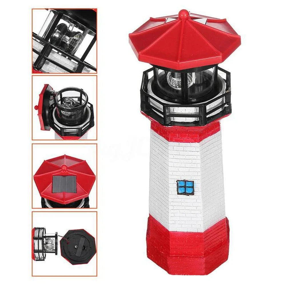 OceanGlow - Vuurtoren Zonne-LED Licht