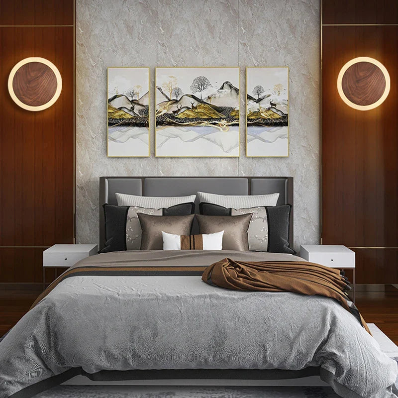 PureWalnut - Lampada da parete Aura in noce | Eleganza naturale