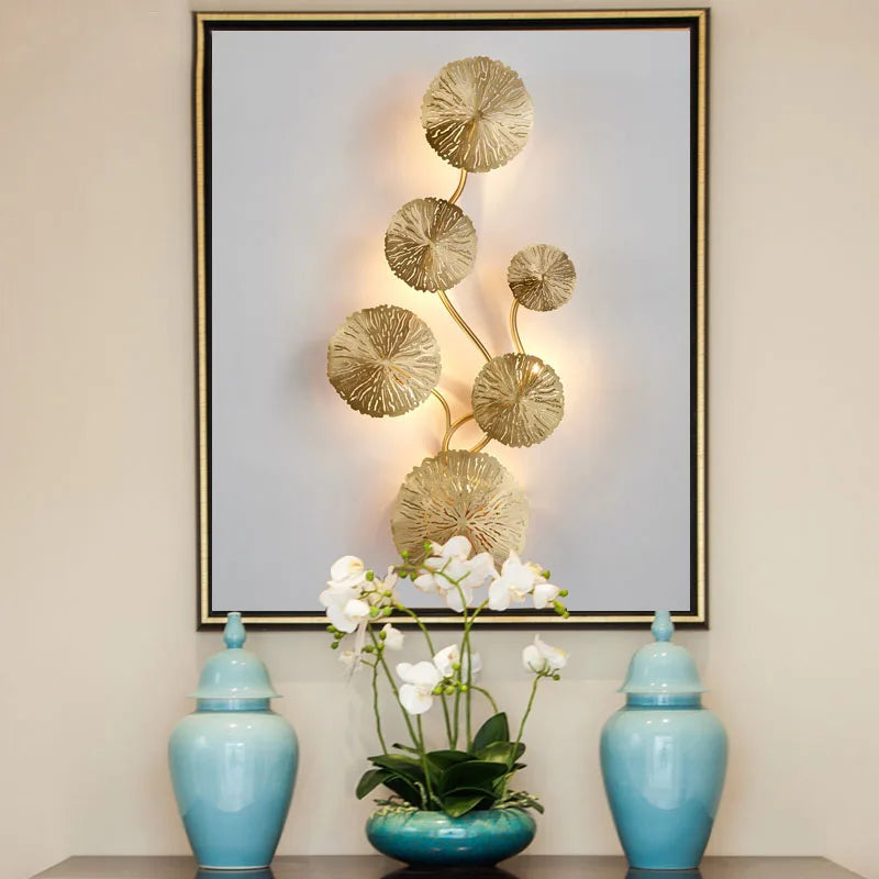 GoldenLuxe - Candelabro de pared con elegancia clásica