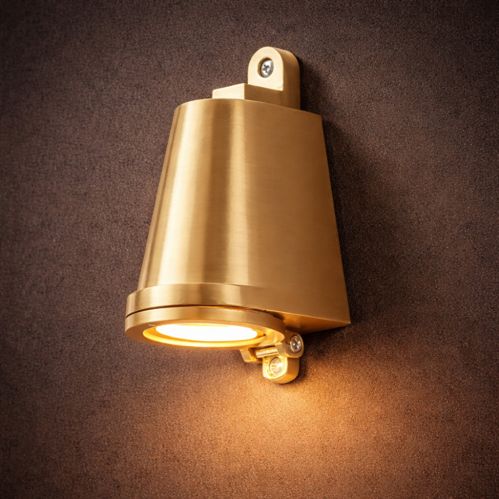 Applique Esterno Moderna Metallo Luce Calda