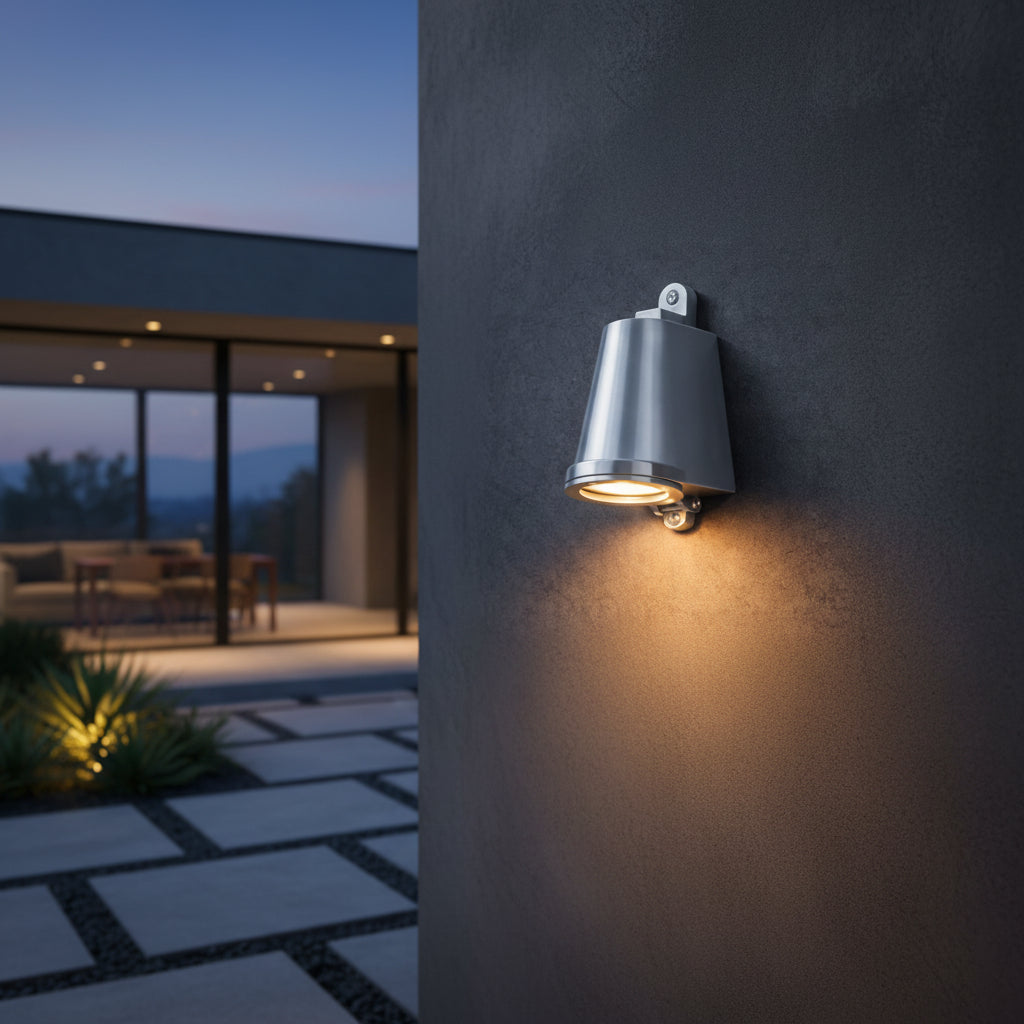 Luz de Parede Exterior LED Iluminação de Jardim Decoração de Terraço