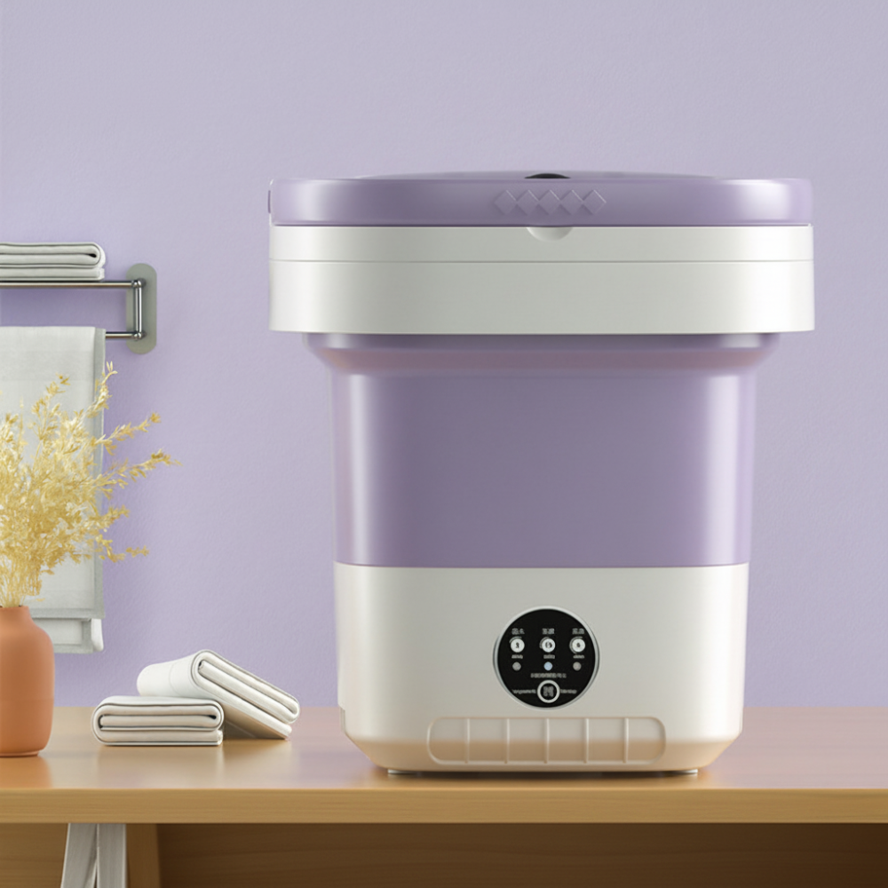 Máquina de Lavar Portátil Dobrável Mini Modelo Viagem Casa