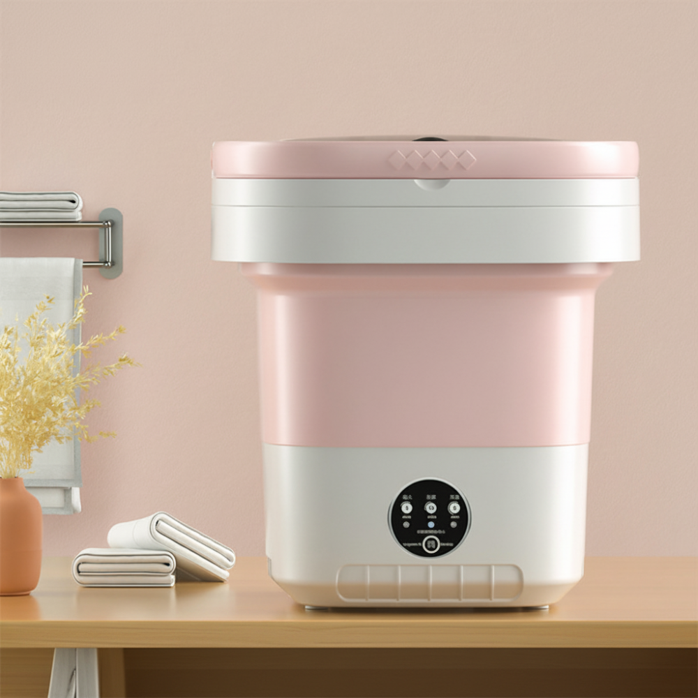 Máquina de Lavar Portátil Dobrável Mini Modelo Viagem Casa