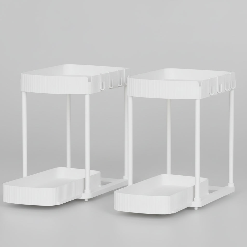 Organizador Giratório Cozinha Casa de Banho 2 Peças