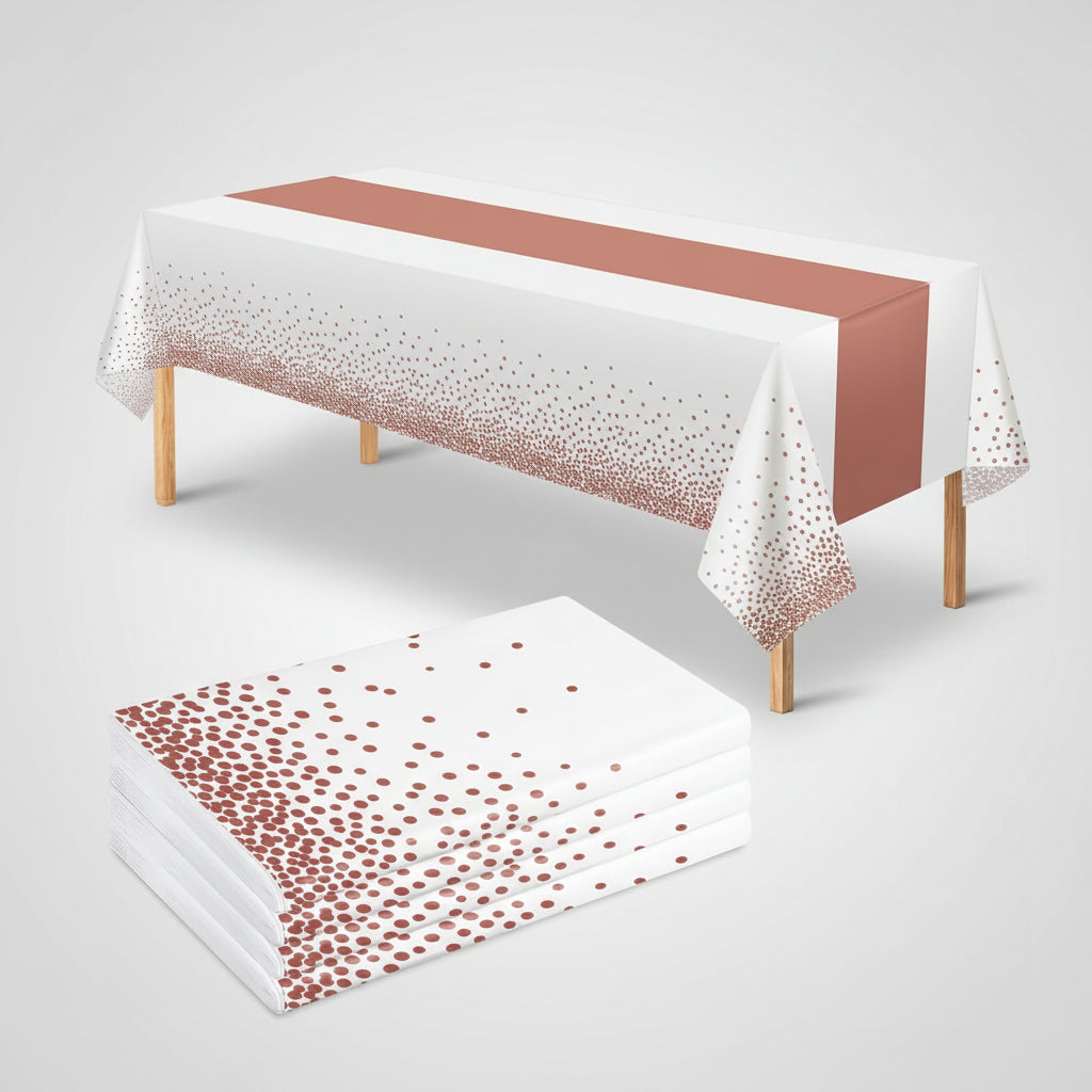 Toalha de Mesa Descartável de Plástico para Festa e Evento