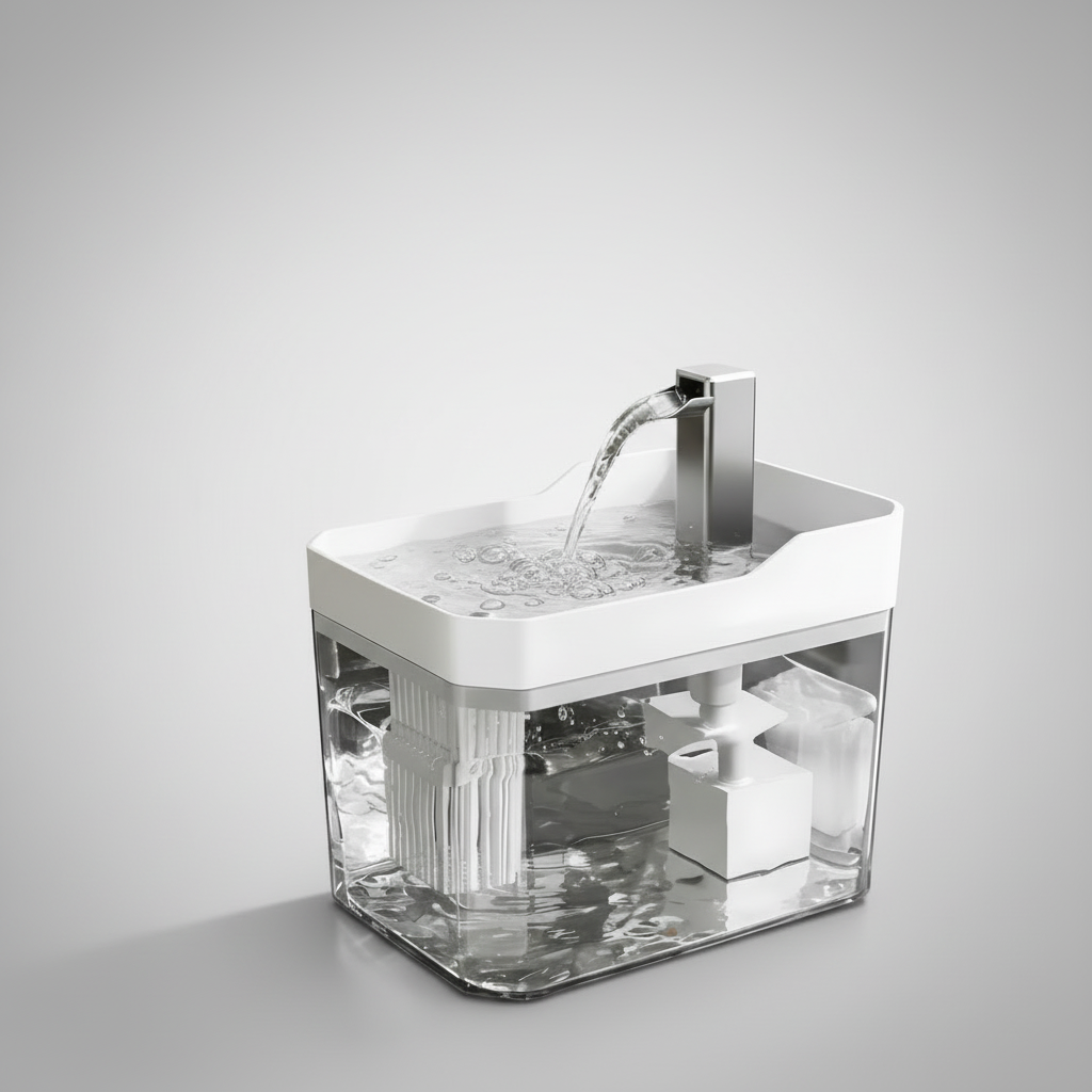 Smart Water Fountain Pets Filtered Water Healthy Hydration