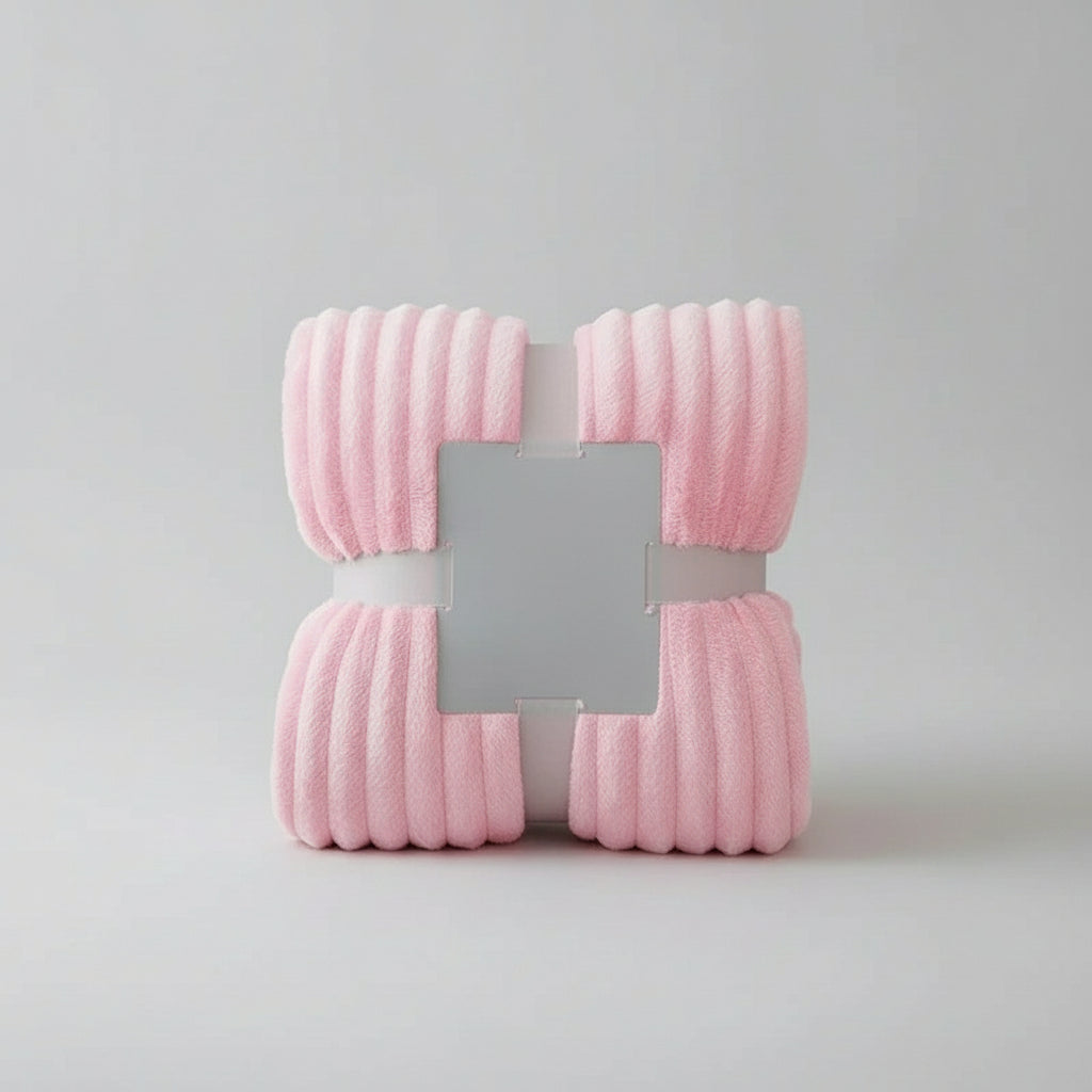 Wide Striped Flannel Fleece Blanket Cozy Warmth and Comfort 10