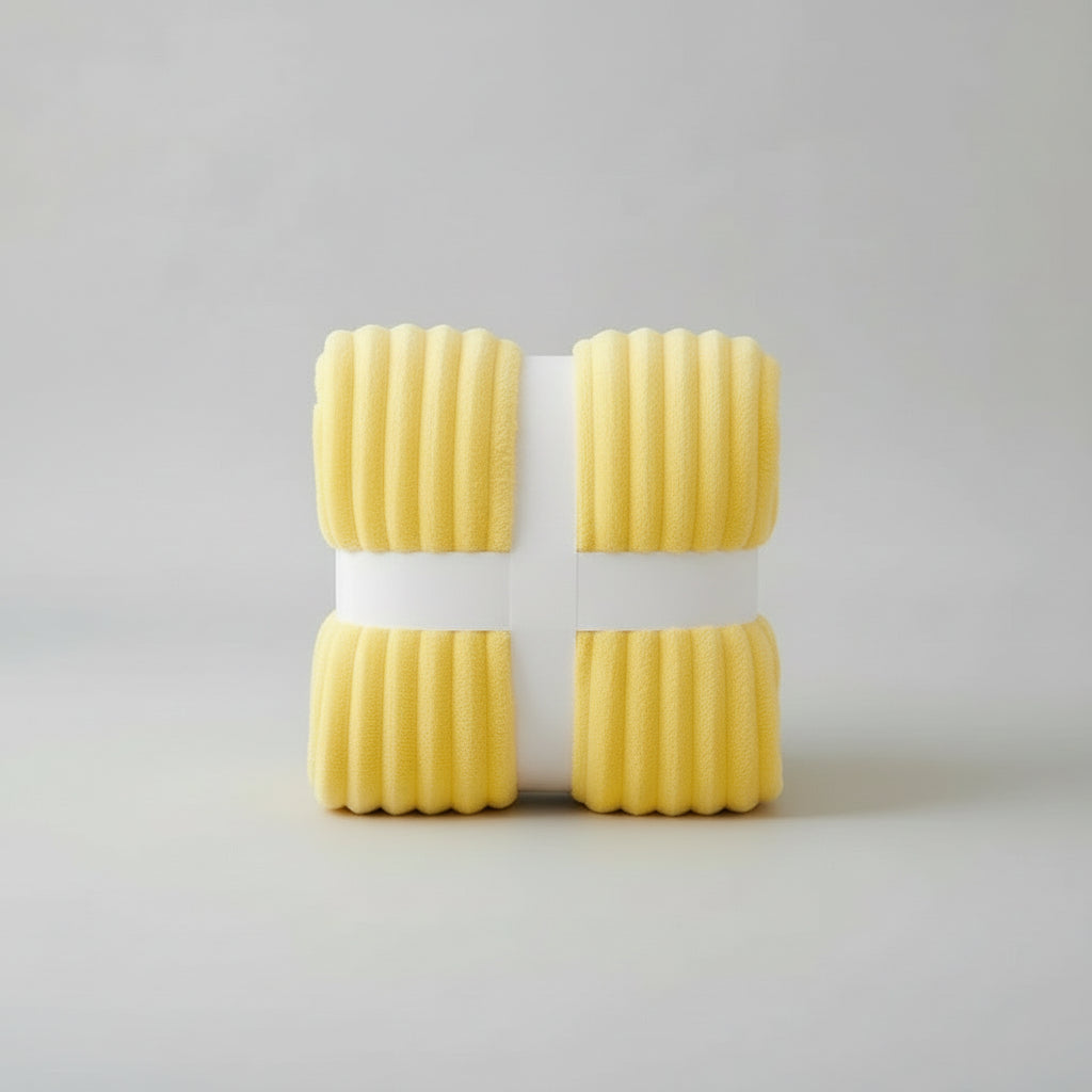 Wide Striped Flannel Fleece Blanket Cozy Warmth and Comfort 2