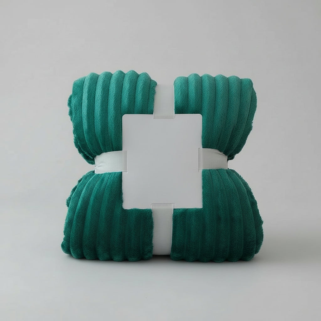 Wide Striped Flannel Fleece Blanket Cozy Warmth and Comfort 5