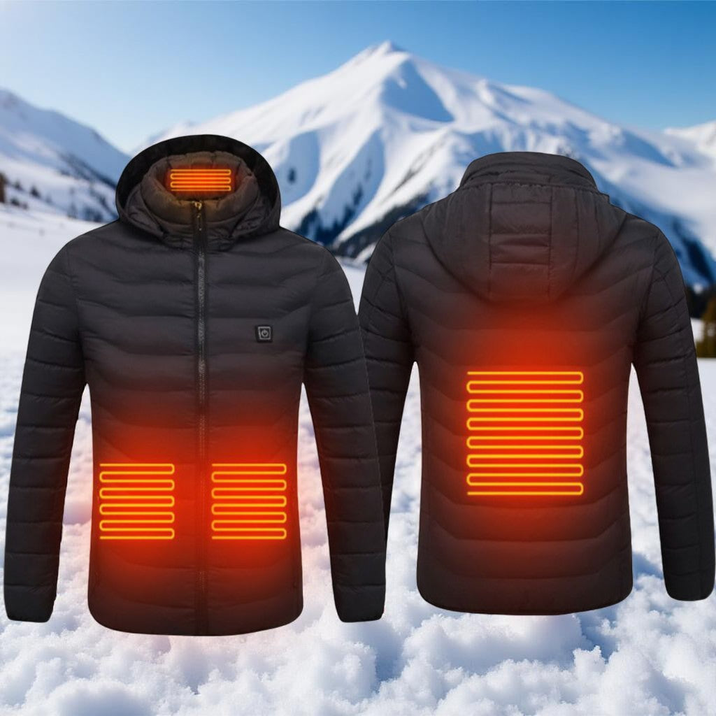 Winterjas Verwarmd Unisex Warmte Jas USB Thermische Buitenkleding