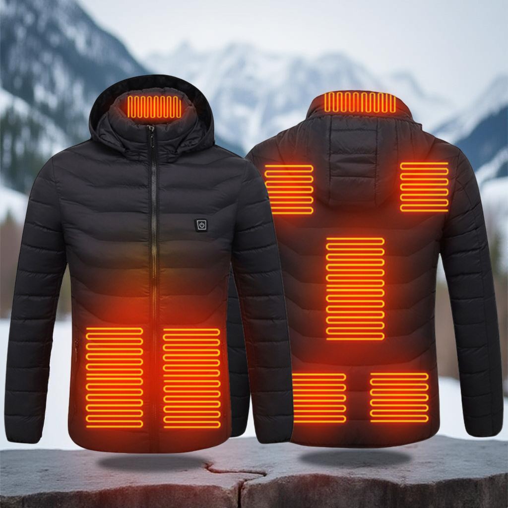 Winterjas Verwarmd Unisex Warmte Jas USB Thermische Buitenkleding