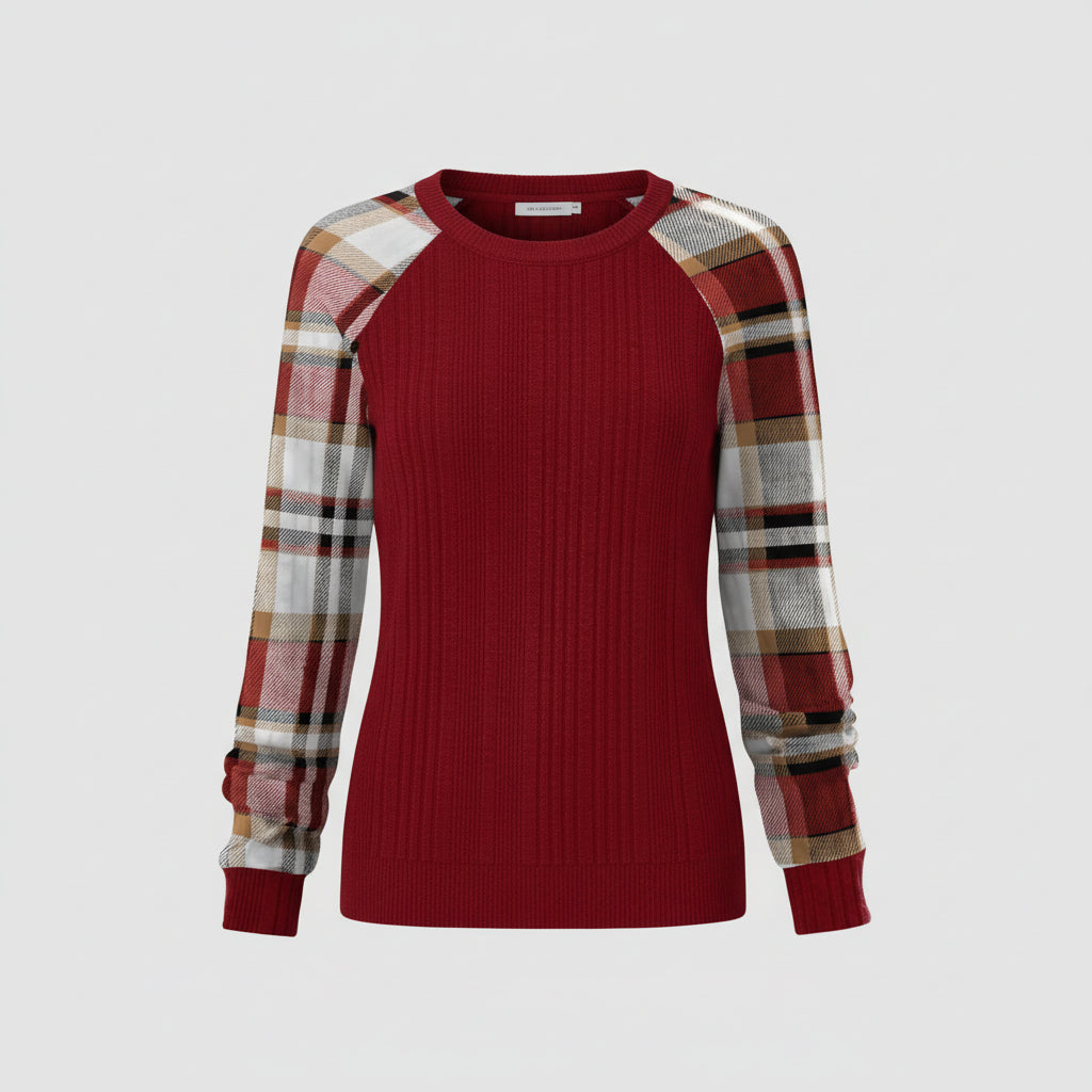 Camisas de Manga Comprida WIHOLL para Mulher Suéteres Leves Conjuntos de Outono 2025 Roupa de Inverno com Blocos de Cor Elegante Casual Macia