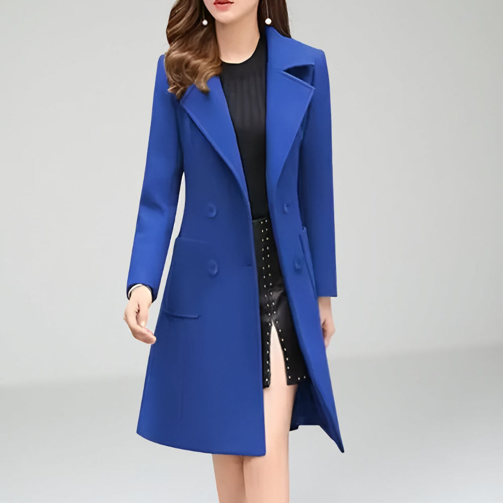 Dames Winter Jas Lange Stijl Stedelijk Gebruik