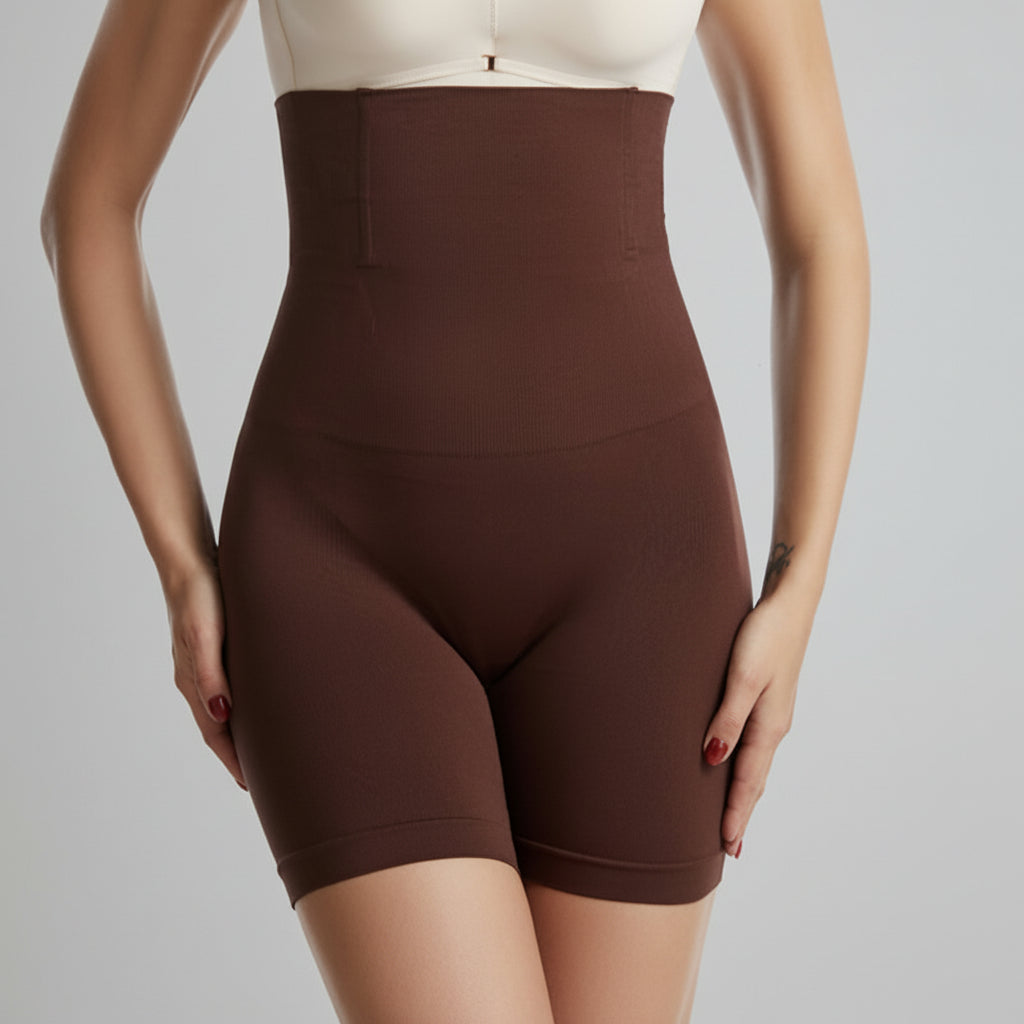 Dames Shapewear Hoge Taille Compressie Naadloze Contour Shorts