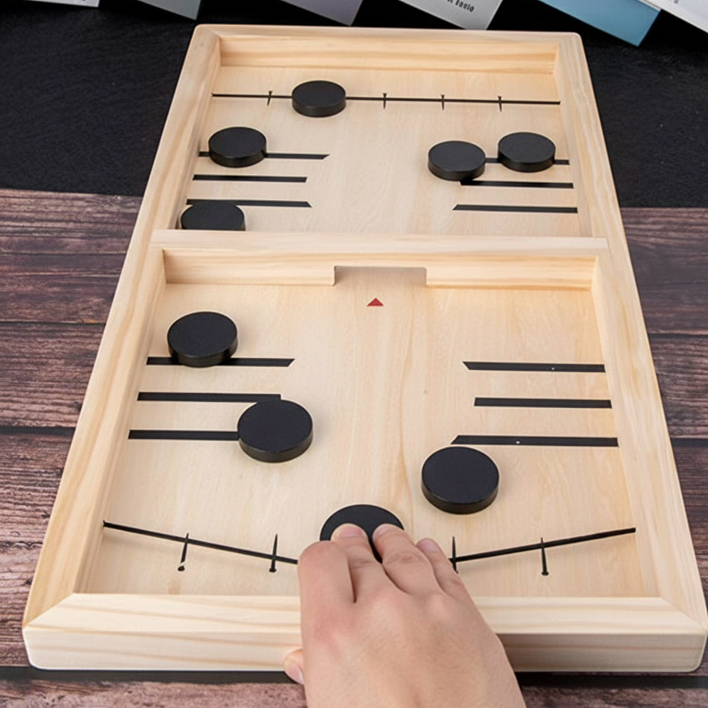 Jogo de Tabuleiro Velocidade Jogo de Madeira Famílias Amigos