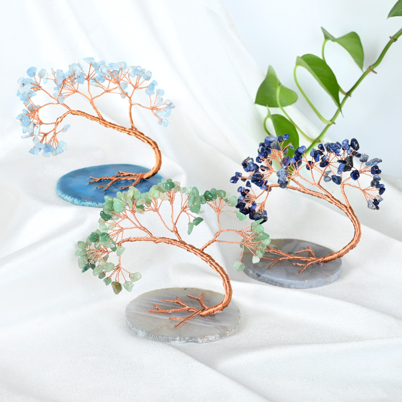 Decoração de Casa Árvore de Cristal Decoração de Mesa Interior