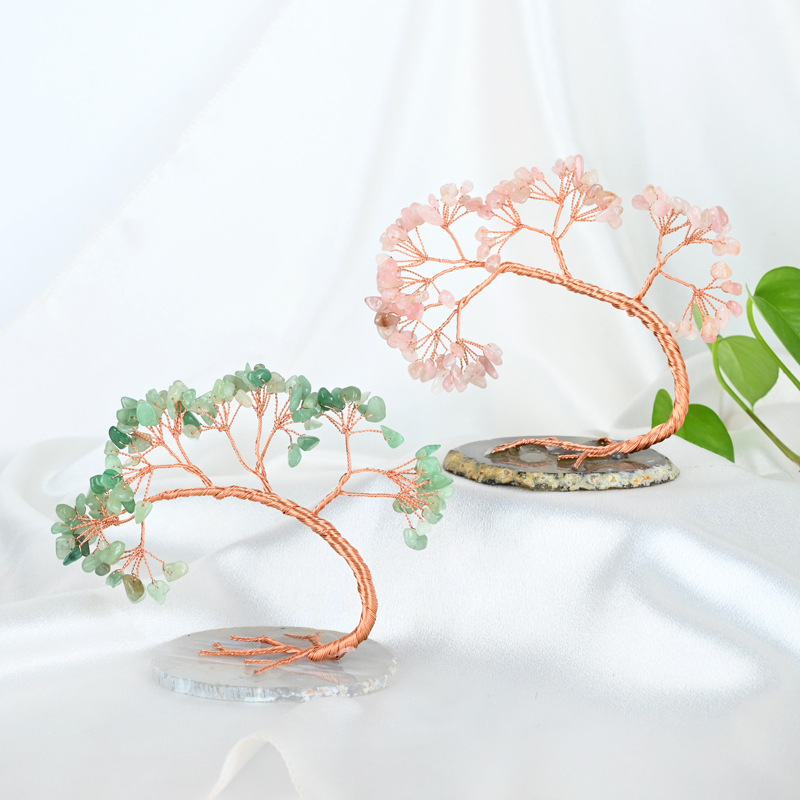 Decoração de Casa Árvore de Cristal Decoração de Mesa Interior