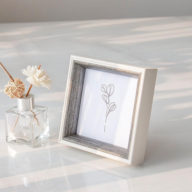 Vierkante Resin Fotolijsten met Desktop Wanddecoratie