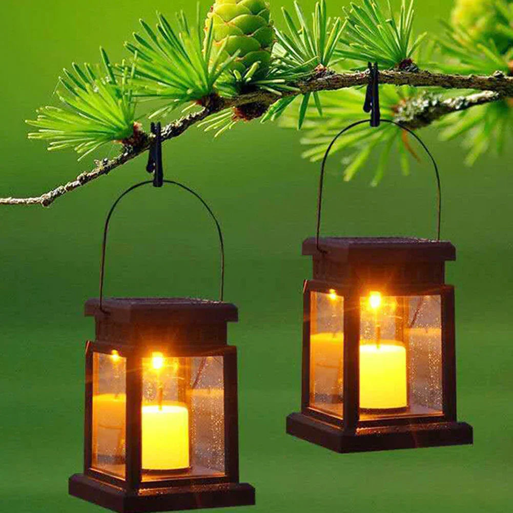 SolarGarden - Solar Energy Candle Lanterns for Garden & Balcony – Weatherproof Decorative LED Lighting