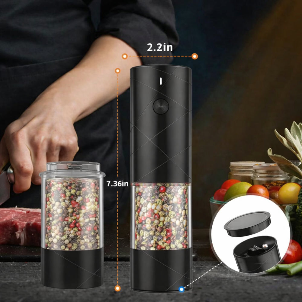 Zout Pepermolen Elektrisch Oplaadbaar Keuken Set