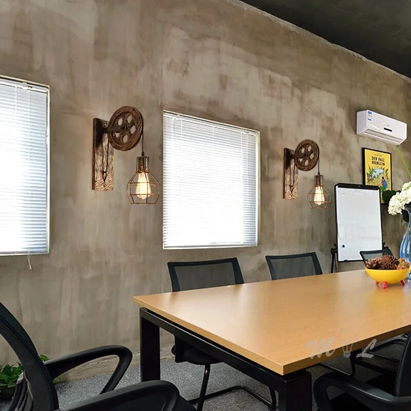 MidCentury – Lámpara de pared retro con estilo vintage