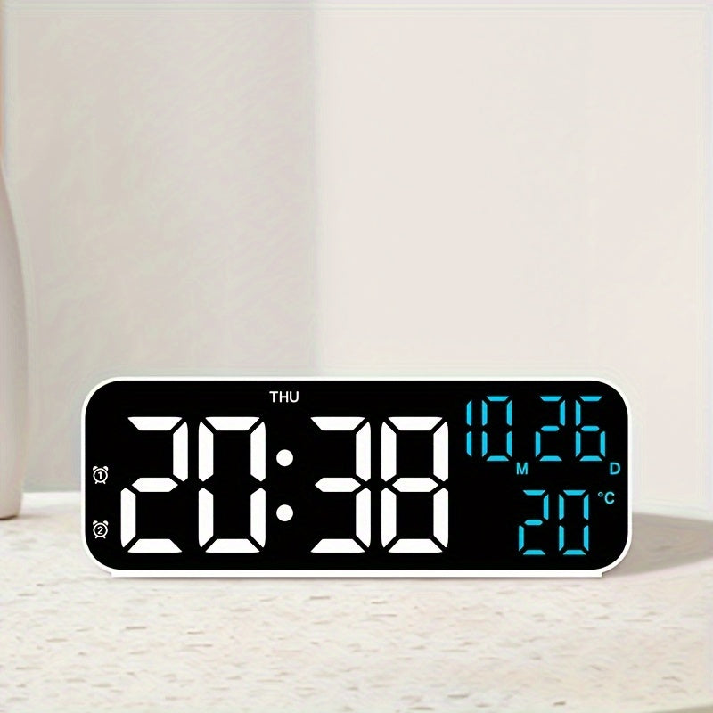 DeskTime - Digitale USB Tafelklok met Datum en Temperatuurweergave