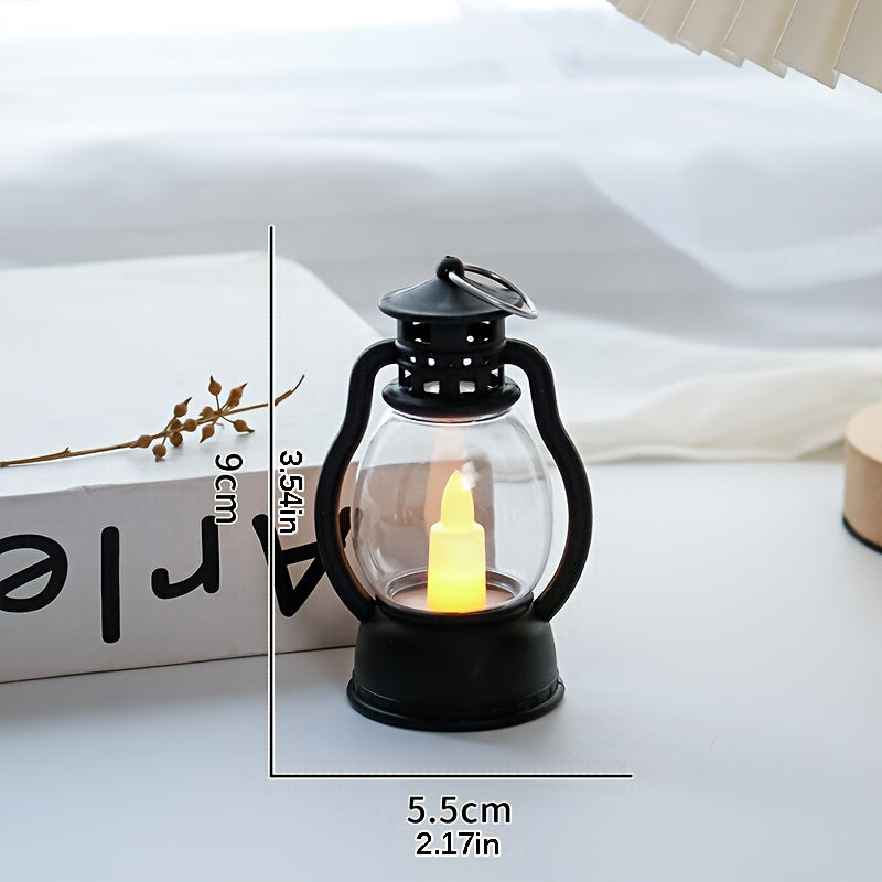 VintageGlow - Charmante LED Kerstlantaarn op Batterijen