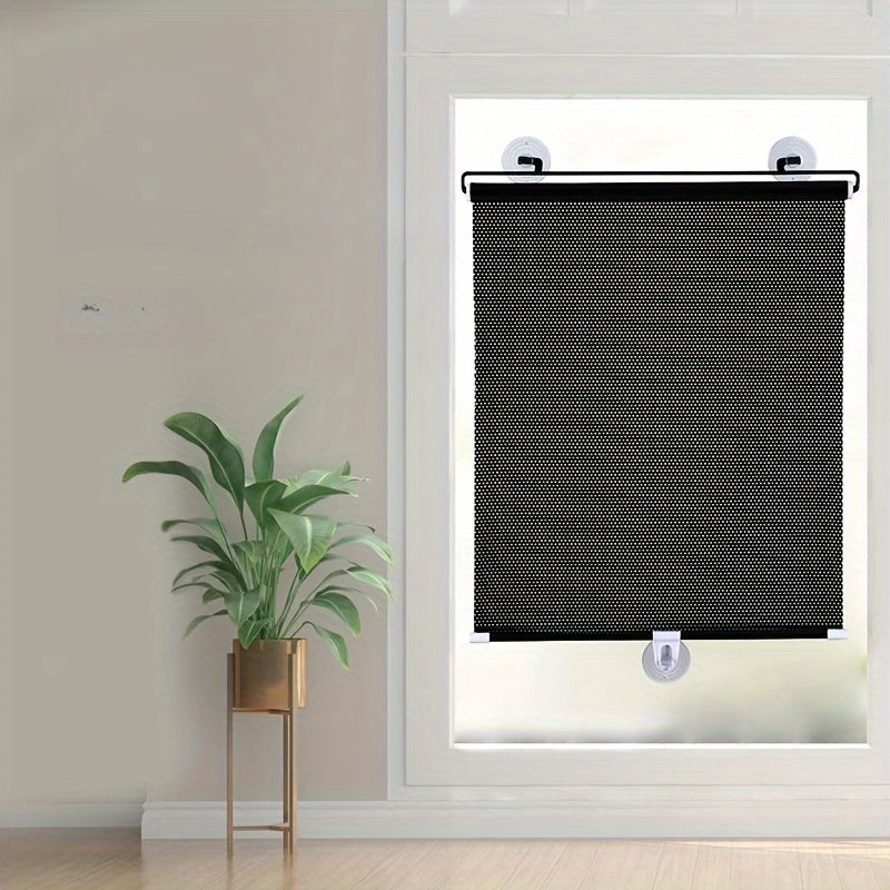Moderne PVC Verduisterende Rolgordijnen met Zuignappen - Thermisch Geïsoleerd en UV-bescherming