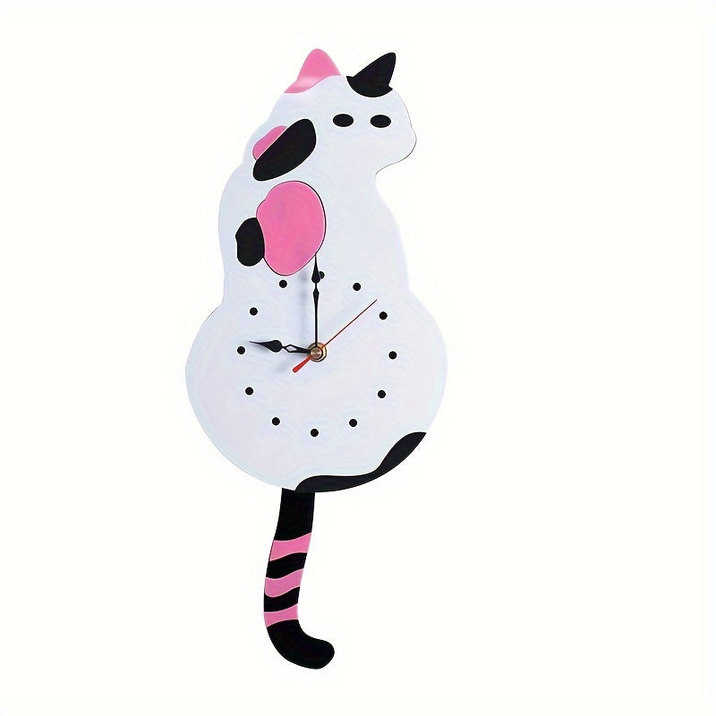 SwingTail - Cat Swing Tail Wall Clock with Silent Mechanism
