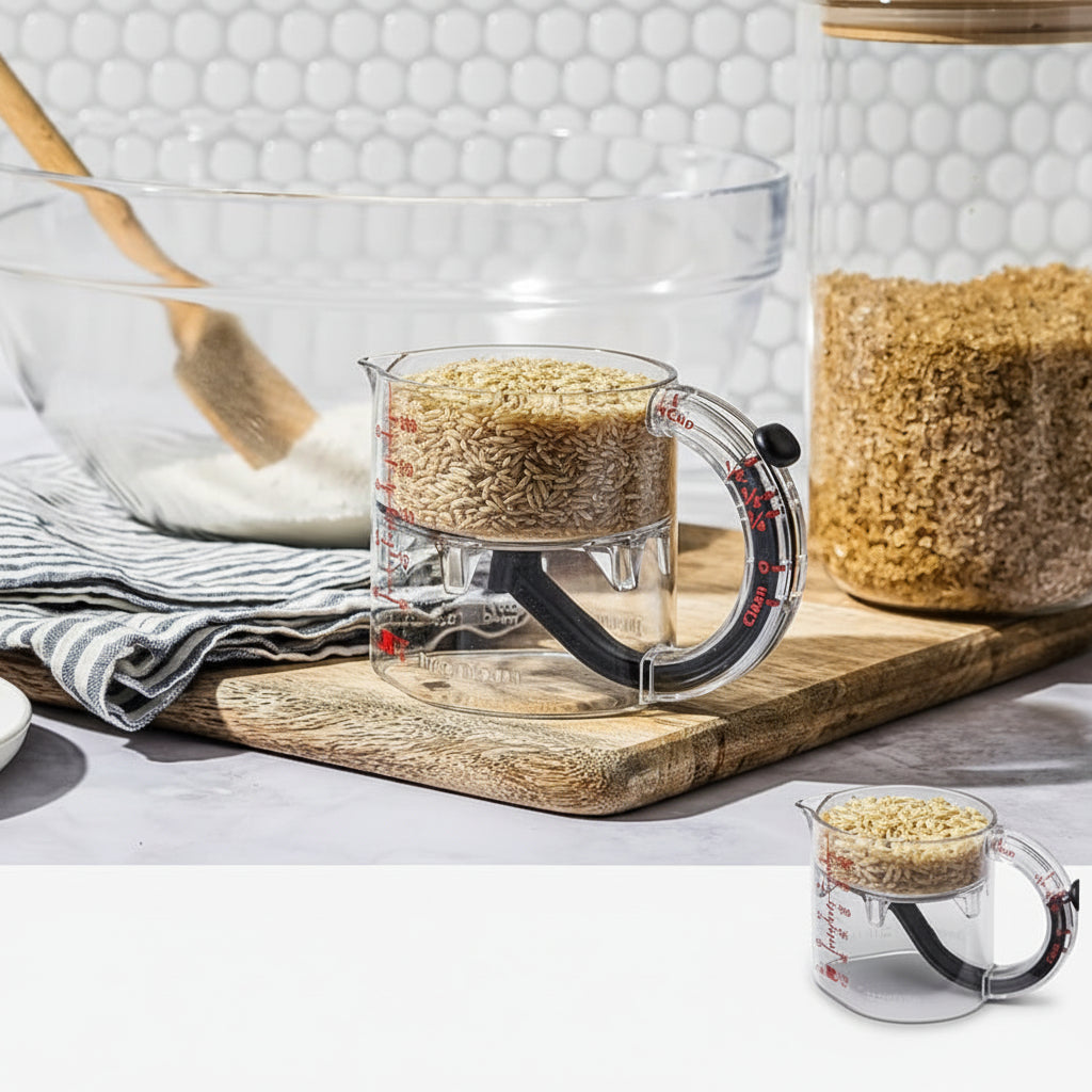 Medidor Ajustável 4 em 1 Medição Precisa Facilidade na Cozinha