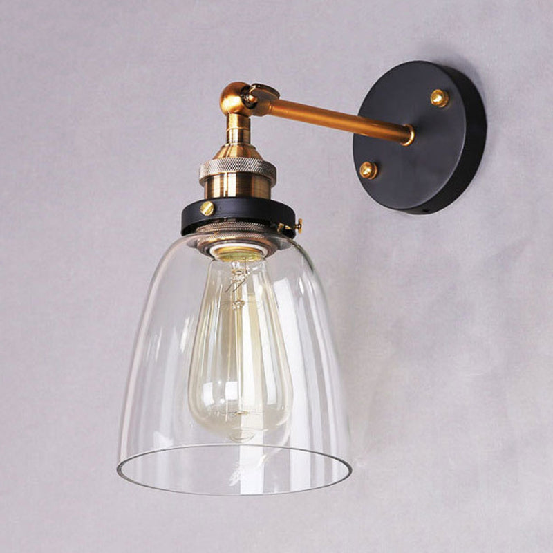 NoirLuxe - Modern LED Wall Lamp Black/Gold