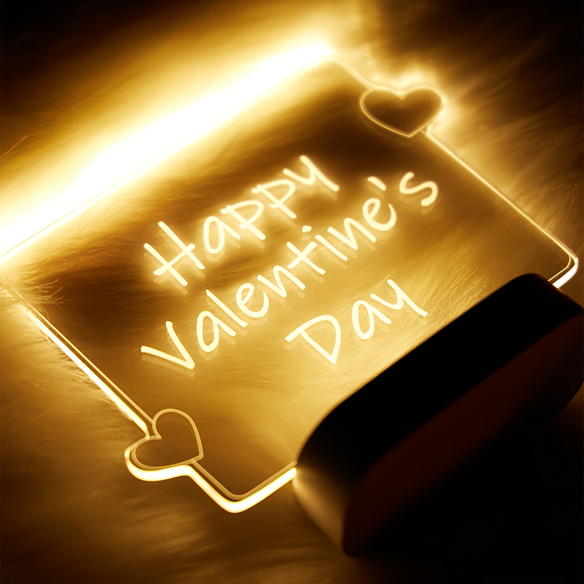 LoveGlow - USB 3D Liefdeshart Nachtlampje
