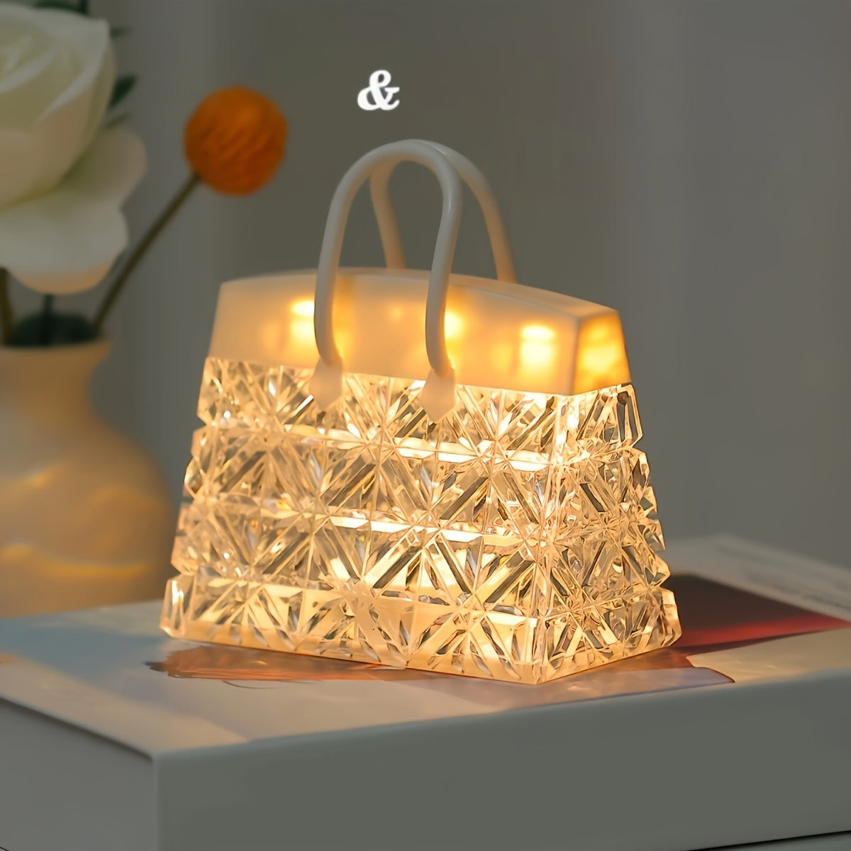 GlowSquare - Chique LED Tafellamp met Moderne Gepolijste Afwerking