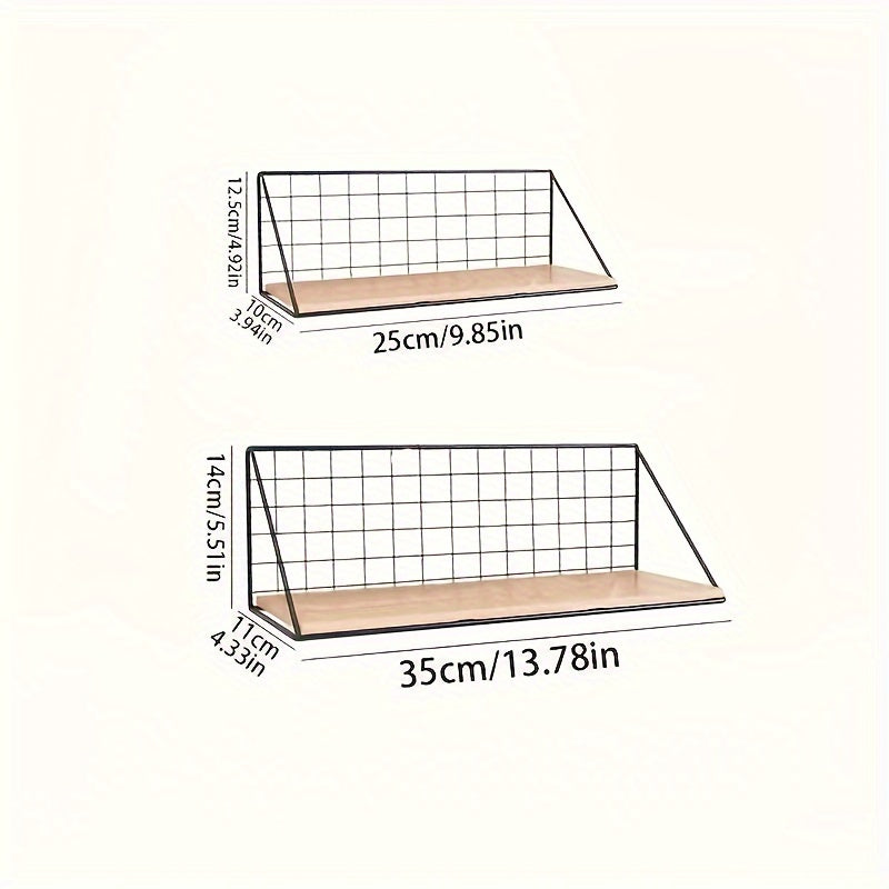 IronRack - Metalen Zwevende Plank - Hangend Opbergrek voor Badkamer en Woonkamer