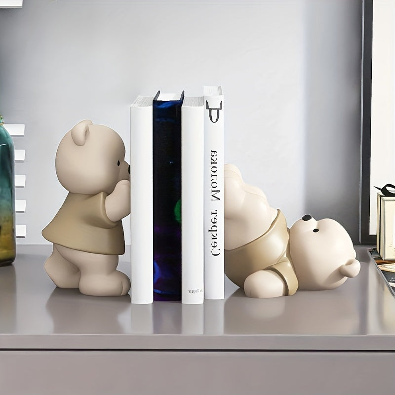 CharmingBear - Hars Boekensteunen voor Kantoor en Entree Decor