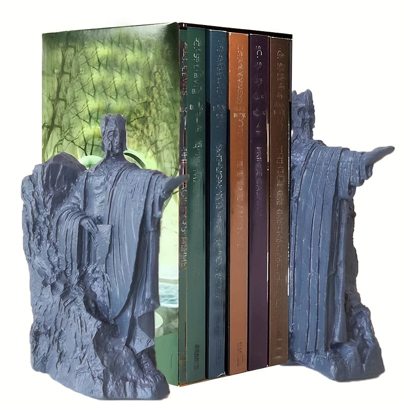 Boekensteun Sculptuur – Vintage Multifunctioneel Hars Beeld voor Bureau, Boekenplank en Decoratie