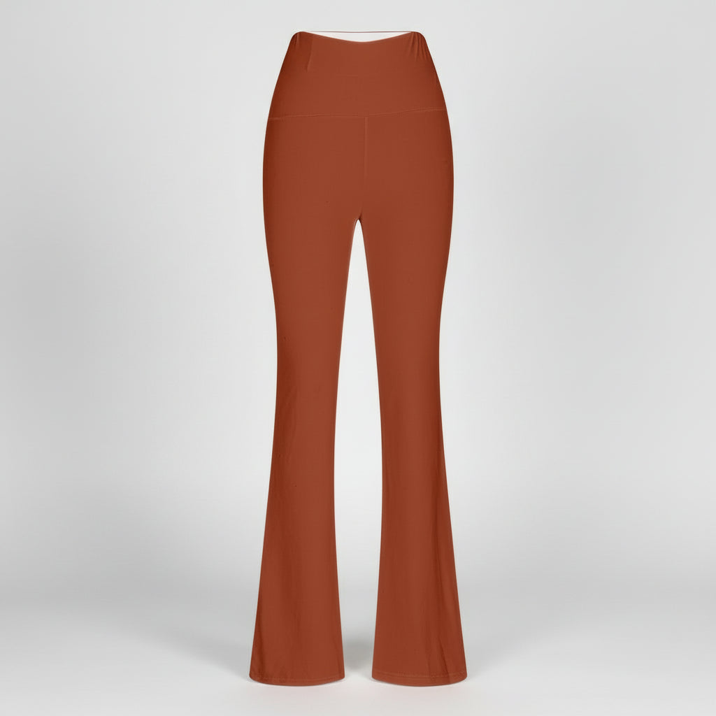 Dames Broek Wide Leg Flowy Stretch Comfort Lange Pantalon