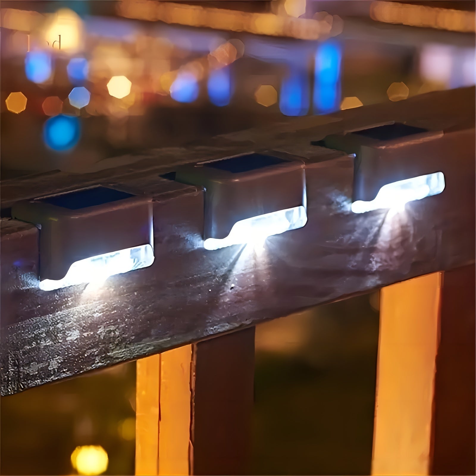 SolarEdge - LED Waterdichte Terraslampen, Zonnepaneel Trapverlichting