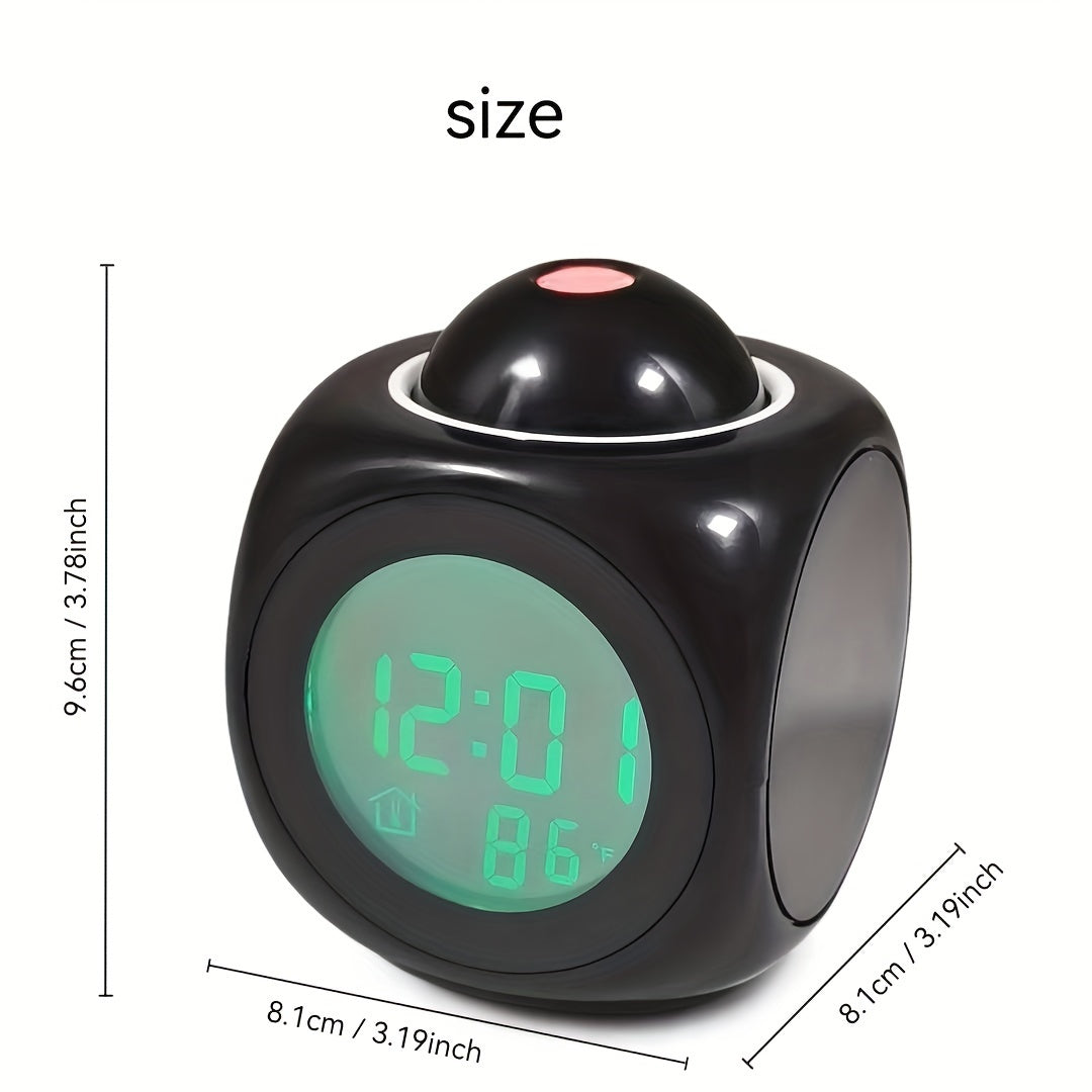 ProClock - Projection Alarm Clock with Music Alarm and Dual Alarm