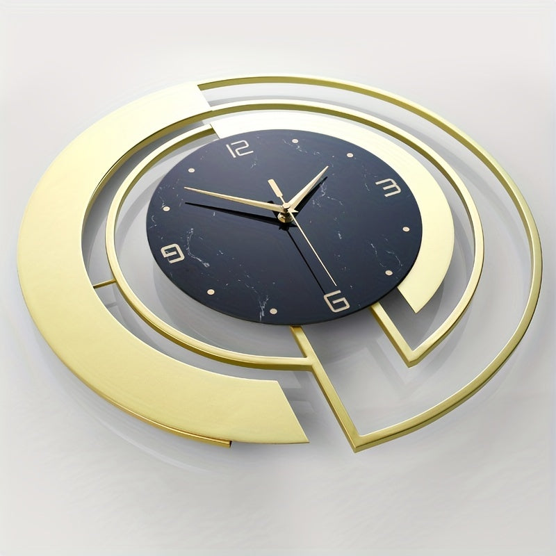 LuxuryTime - Moderne Metalen Wandklok, 18 Inch