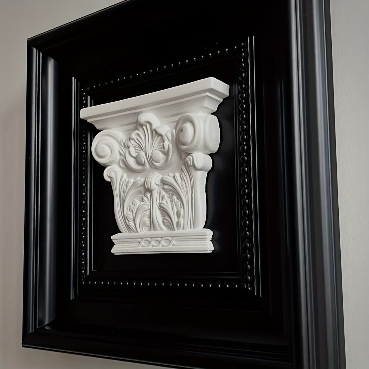 RomanPillar - Vintage 3D Romeinse Zuil Sculptuur Muurschildering