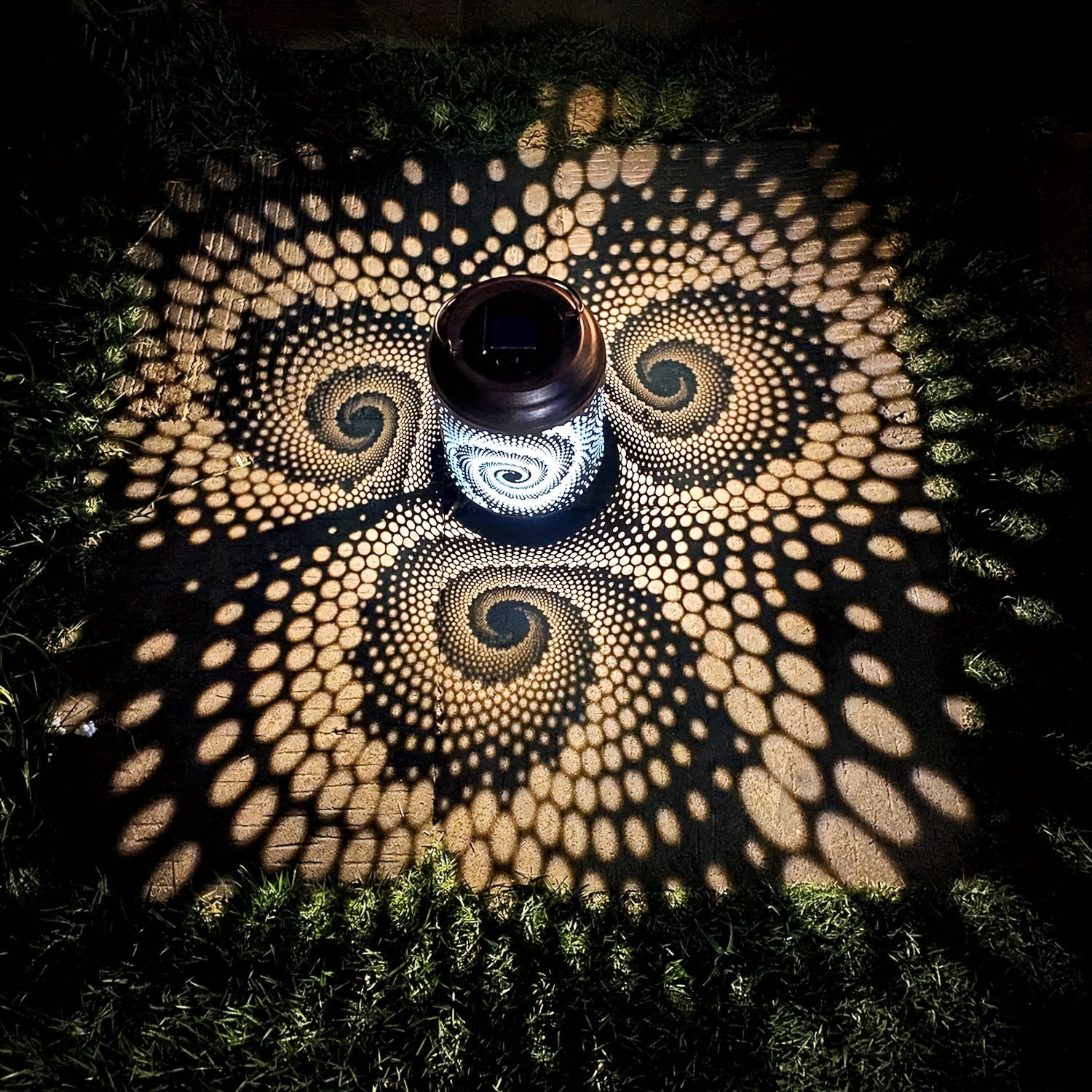 SolarLantern - Lanterne Solari Sospese per Esterni, Lampade LED in Metallo Cavo