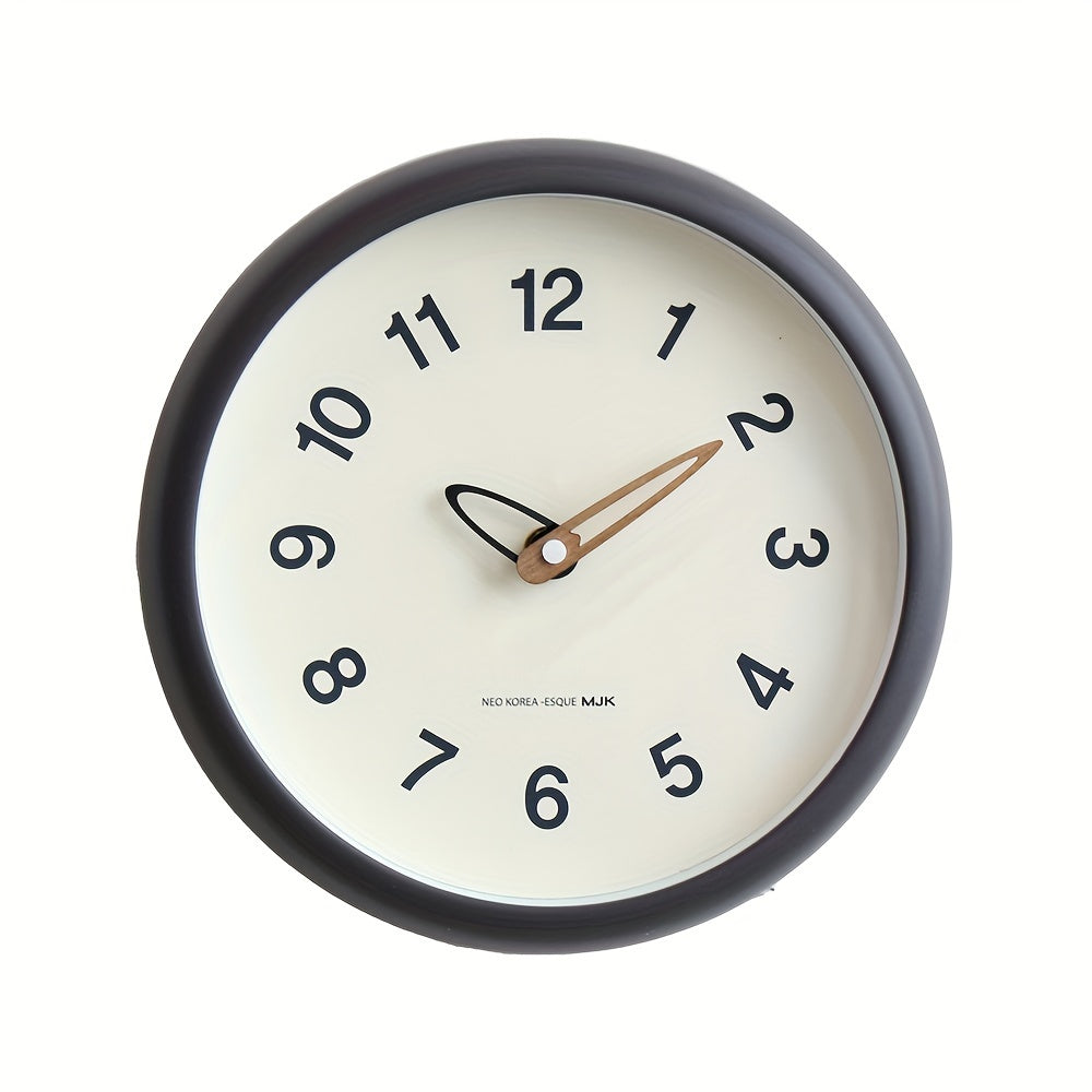 SilenceTime - Reloj de pared silencioso de 10 pulgadas para dormitorio y sala de estar