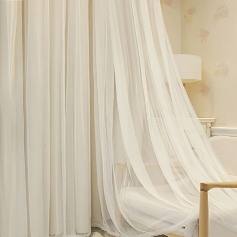Princess Style Gordijnen - Blackout Privacy Raambekleding Set van 2 Stuks