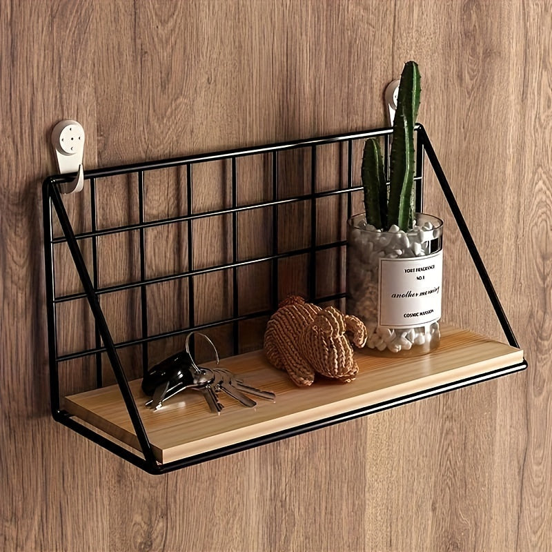 IronRack - Metalen Zwevende Plank - Hangend Opbergrek voor Badkamer en Woonkamer