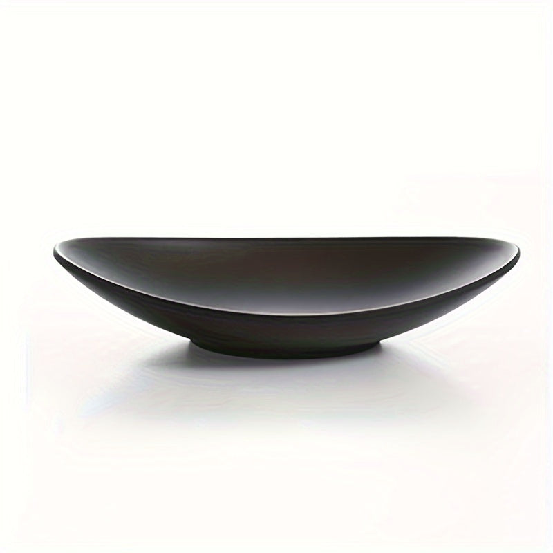 BlackTray - Ovale Zwarte Sieraden- & Sleutelbak | Gepolijste Metalen Organizer