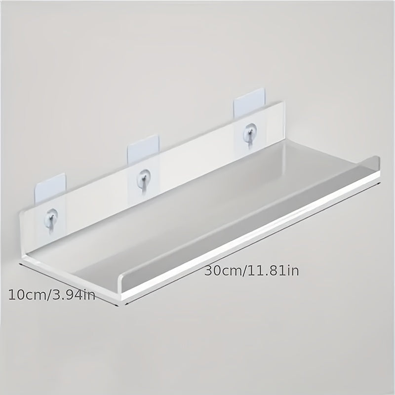AcrylicShelf - Zwevende Hangende Plank - Boorvrij Doucherek en Opbergplank