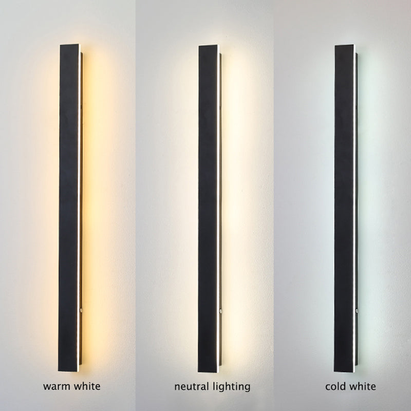 Zenith - Moderne Design LED Wandlampen Zwart Metaal voor Tuin en Hal