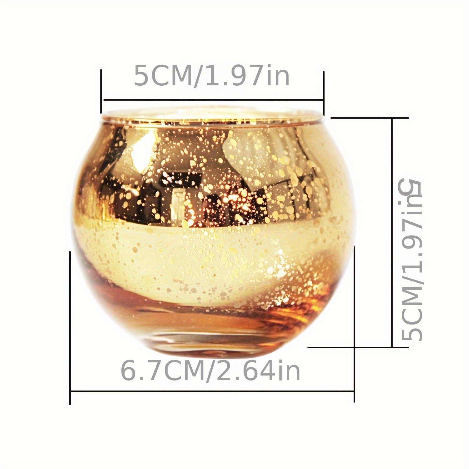 Transparent Glass Tealight Holders – 6/12 Pieces for Table and Wedding Decoration